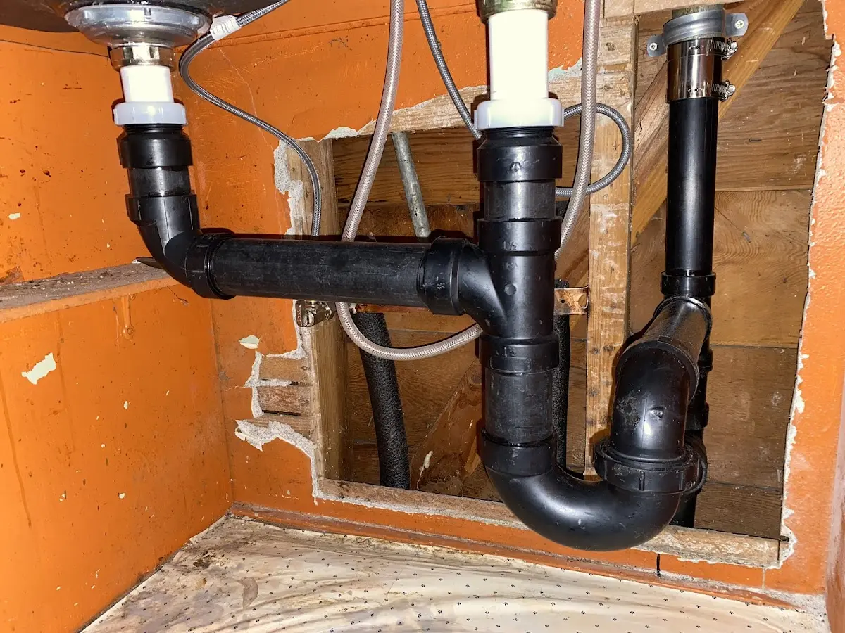 Professional Plumbing Inspection equipment and tools on the job in Garrett